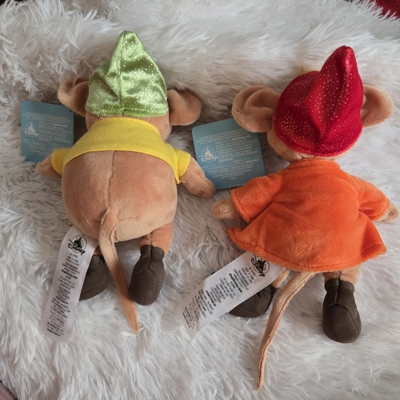 Disney Princess Cinderella 70 Years Gus & Jaq Plush Set of 2 NWT - Picture 2 of 15